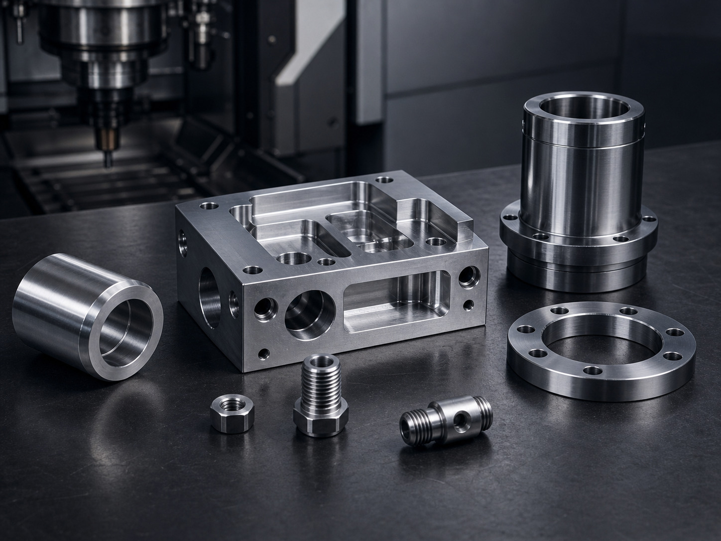 CNC işlenmiş hassas metal parçalar